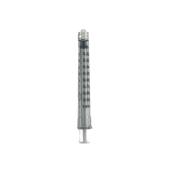 Luer Lok syringes 1ml (100)