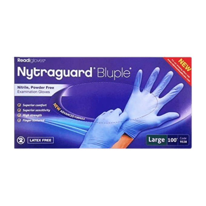 Latex Free Gloves Powder Free – Large (100)