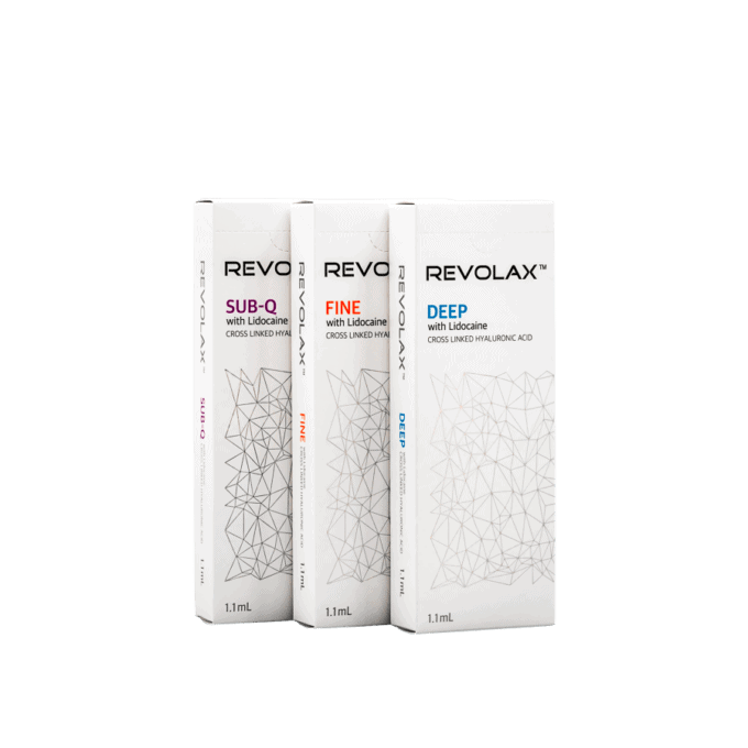 Revolax Dermal Fillers, Deep Fine and Sub-Q