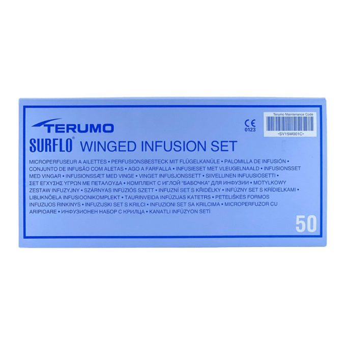 Terumo Surflo Winged Infusion Set 23G (50)