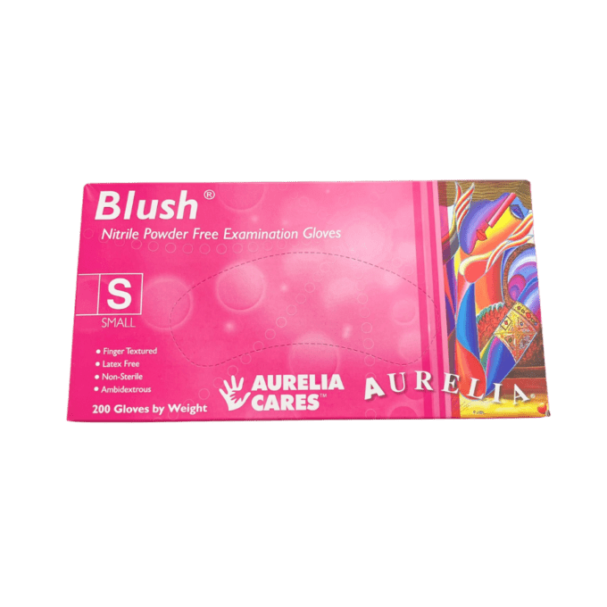 Blush Pink Powder Free, Latex Free Gloves - Small (200)